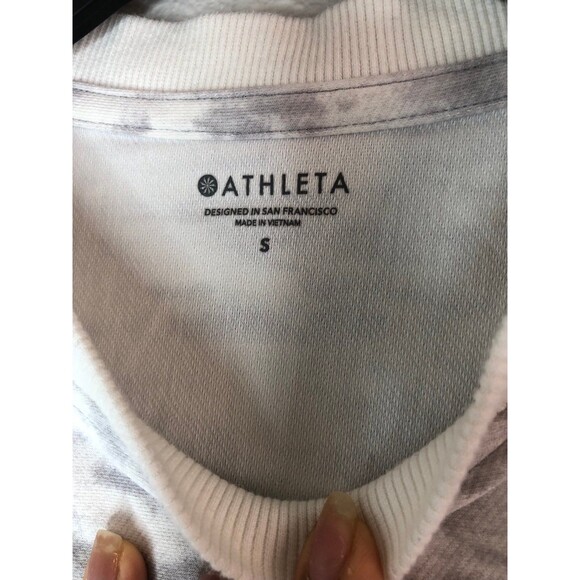 Athleta Women's Farallon Printed Crewneck Sweatshirt Size S - Picture 6 of 7